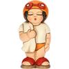 THUN, Bomboniera Campione Di Nuoto in Ceramica Decorata a Mano, Idea Regalo, 3.2 x 3 x 7 cm h