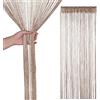 Trimming Shop Brillantini Stringa Tende Fly Schermo Divisorio Frangia Pannello Spaghetti Nappa Tendine per Porta Ingresso, Windows, Porte, Casa Decorazione, Evento Decorazione, 200cm x 90cm