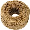 KIMISS Stoppini per Candele Lampwick Fibra di Canapa Pura, Stoppino in Fibra di Cera D'api Commestibile Stoppino per Candele in Cera D'api Naturale Fai da Te 200 Piedi Stoppino per (Colore Scuro)