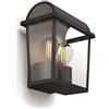 Philips LED Harvest Lampada da Parete per Esterni, Design Vintage Black Edition, Nickel
