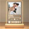 Jkolalin Targa Spotify Personalizzata con Foto, Cornice Personalizzatas, Lampada Personalizzata con Foto, Regalo Donna Compleanno, Regali Personalizzati Donna, Regalo Anniversario per Lui e Lei