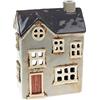 Village Pottery JD310762 - Portacandela per casa di campagna, colore: Grigio chiaro