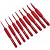 KUIDAMOS Gancio all'uncinetto, Set di 9 pezzi Filo da cucire Ergonomico Uncinetto Pullover Red Handle Craft Accessori Gancio Articoli per Maglieria Strumenti di Lavorazione a Maglia Forniture per TRicotage e