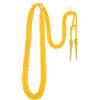 MAYJOYDIY Cordoncino dorato da spalla, stile militare, con 2 punte, per uniformi, cosplay, costumi, fai da te, decorazione di vestiti