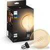 Philips Hue White Filament, Lampadina LED Smart a Filamento Globo, Luce Bianca Calda, Dimmerabile, Attacco E27