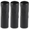 SEAFRONT 10 supporti per lampade a candela E14, tubo in metallo per base lampada a candela, 25 x 80 mm, accessori di illuminazione (nero)