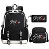 KASENFASHION Stray Zaino Bambini Scuola Set Borsa per il pranzo Astuccio Stile Kpop Backpack Grande Capacità Laptop 15,6 Pollici Comodo Resistente Viaggio