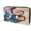EKMON Portafogli da Donna con Foto Personalizzate/Doppio Iato inciso/Pelle Regalo Per Madre Moglie Fidanzata Sorelle Migliori Amiche Per il Compleanno Dell'anniversario