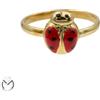 Anello in oro giallo 18 kt 750 coccinella -448/VE-