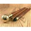 Fatto a mano Bastone da passeggio manico ottone pallina da golf bastone vintage in legno p...