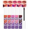 ALIIP Peel Off Lip Stain Set di 5 Colori, Lip Liner Stain con Finitura Opaca, a Lunga Durata e Impermeabile, Altamente Pigmentato, Lucidalabbra Stay On All Day
