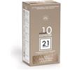 21 VENTUNO Tinta per Capelli Professionale fai da te Copertura Capelli Bianchi in 10 minuti Senza Parabeni Biondo Chiarissimo 9.0 MADE IN ITALY