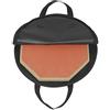 LiebeWH 12 Pollici Dumb Drum Practice Pad Borsa Oxford Cloth Rullante Drum Case Borsa Nera per il Trasporto del Tamburo con Cerniera Antiruggine per Clip Libro di Musica
