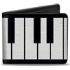 Buckle-Down Herren Bifold Portafoglio Piano Zweifalten-Geldbörse, Multicolore, 4.0 x 3.5