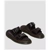 DR. MARTENS Dr.Martens Sandali Josef in Pelle con Fibbia Neri Uomo