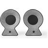 Nedis Altoparlante Bluetooth® in tessuto Nedis 2x 15 W Fino a 4 ore di riproduzione Stereo True Wireless (TWS) Grigio/Nero