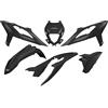 Ufo Kit carenatura UFO PLAST, set di 6 pezzi in plastica per Beta RR Enduro Racing EFI 250 - 450 cc, anno di produzione 2023 - 2024, colore: nero