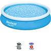 Bestway 57274-19 Set Piscine, Blu