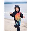 Lenny Lamb Tutona (taglia 104) in felpa e pile BEAR ROMPER - Lenny Lamb