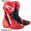 Alpinestars Stivali Da Moto Alpinestars Supertech R Vented Rosso Fluo Red N 44 Pista Racing