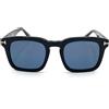 Tom Ford Occhiali da Sole FT0751 01V Dax Nero/Blu Unisex Polarizzati 48/22/145