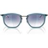 Ray-Ban Occhiali da Sole RJ9085S 7222U0 Blu Trasparente/Trasparente Sfumato Blu Bambini 46/18/125