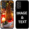 Naispanda Cover per Telefono Personalizzata per Samsung Galaxy A52, Cover per Telefono Morbida in TPU Personalizzata con Foto Testo Personalizza con Nome, Custodie Protettive Antiurto Personalizzabili