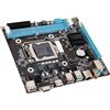VBESTLIFE Scheda Madre H81 LGA1150 per Computer Desktop, ATX da Gioco, DDR3 a Doppio Canale, M.2 NVMe, PCIe NGFF SATA 6Gb/s