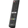 One For All Samsung - Telecomando di ricambio per TV, funziona con tutti i televisori Samsung, funzione di apprendimento, URC4910, colore: nero