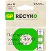 GP Recyko - Batteria AA 2600 mAh