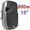 VONYX CASSA AMPLIFICATA PRO DJ SPIA ATTIVA FULL RANGE PALCO 800W WOOFER 38 CM 15"