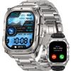 KOSPET TANK M4 Special Edition Smartwatch Uomo Rugged M4SE-Argento 1.96 Pollici