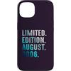 Birthday Gift Limited Edition August 200 Custodia per iPhone 13 Edizione Limitata Agosto 2006 Retro Vintage 2006