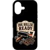 Jimbeels Custodia per iPhone 17 Ink Roller Ready Rullo Inchiostro Tipografia