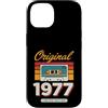 Vintage Birthday Collection Custodia per iPhone 14 Originale 1977 Vintage Cassette Birthday Edition