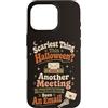 The Coffee & Ghost Club Custodia per iPhone 16 Pro Halloween Ufficio Umorismo Incontro Scherzo E-mail collega