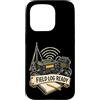 Jimbeels Custodia per iPhone 15 Pro FIELD LOG READY Radio Registro Antenna