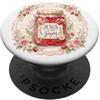 Jesus Is My Jam Strawberry Christian Fai Gesù è la mia marmellata Fragola Scrittura cristiana Fede PopSockets PopGrip Adesivo