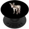 Whimsical Farm Animals Carino acquerello Baby Donkey Animal Art Design PopSockets PopGrip Adesivo