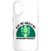 Parrot and Pet Bird Owners Custodia per iPhone 17 Ask Me About My Amazon Parrot - Proprietario di uccelli