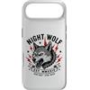 wolf graphic design Custodia per iPhone Air Lupo notturno - Run Fast Stay Wild Vintage Wolf