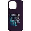 Birthday Gift Limited Edition August 200 Custodia per iPhone 14 Pro Max Edizione Limitata Agosto 2006 Retro Vintage 2006