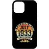 Vintage July 1933 93rd Birthday Gifts Me Custodia per iPhone 12 mini Vintage 93 Compleanno Decorazioni Uomo 93yr 1933 93° Compleanno