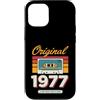 Vintage Birthday Collection Custodia per iPhone 12/12 Pro Originale 1977 Vintage Cassette Birthday Edition