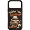 The Coffee & Ghost Club Custodia per iPhone 17 Pro Max Halloween Ufficio Umorismo Incontro Scherzo E-mail collega