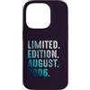 Birthday Gift Limited Edition August 200 Custodia per iPhone 14 Pro Edizione Limitata Agosto 2006 Retro Vintage 2006
