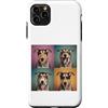 Irish Wolfhound Puppy Lover PS Custodia per iPhone 11 Pro Max Irish Wolfhound Pet Face Photobooth con occhiali da sole