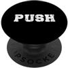 Push! Funny Workout Gym Meme, Trainer Sl PUSH/Personal Trainer/Amante della palestra/Meme divertente allenamento PopSockets PopGrip Adesivo