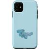 Sweet Zodiac & Coquette Aesthetic Appare Custodia per iPhone 11 Toro segno pastello verde acqua blu grafica zodiaco