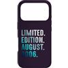 Birthday Gift Limited Edition August 200 Custodia per iPhone 17 Pro Edizione Limitata Agosto 2006 Retro Vintage 2006